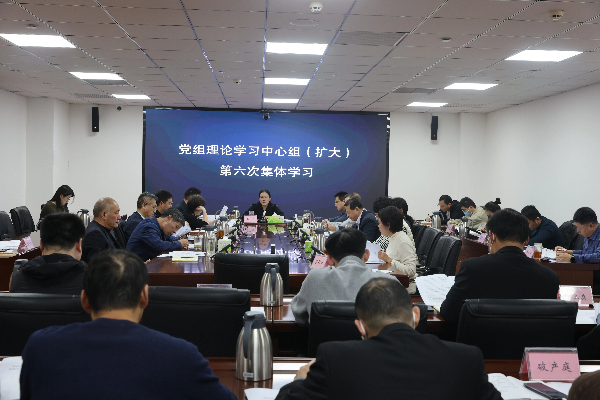 新乡中院党组理论学习中心组（扩大）深入学习贯彻党的二十届四中全会精神